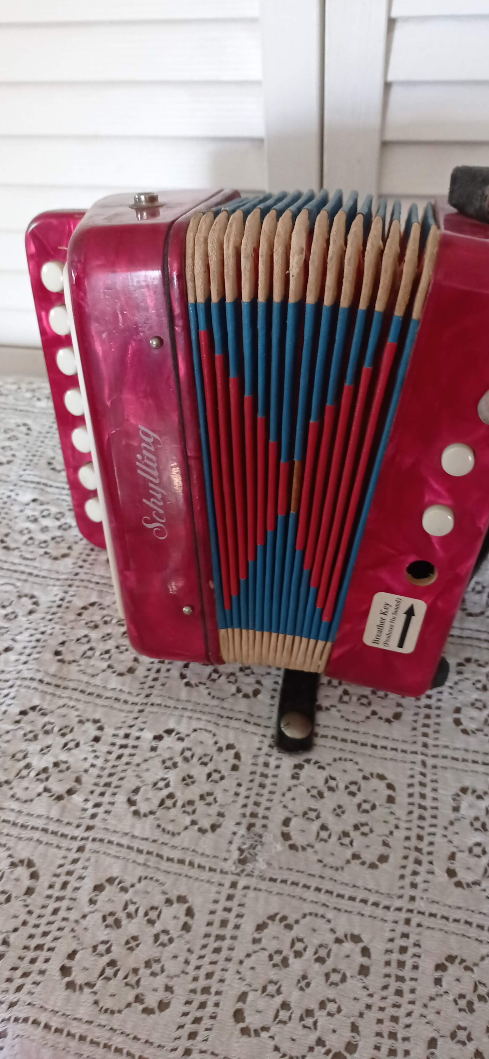 Schylling Accordion Vintage Vintage Working Schylling Toy