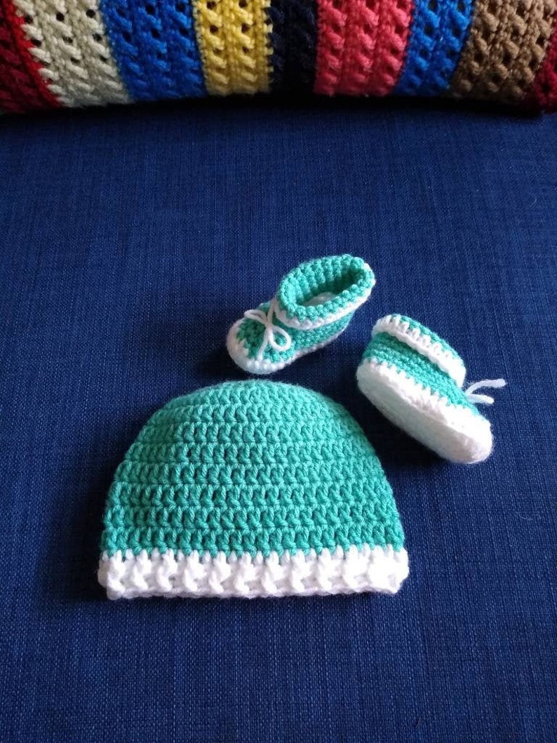 Beanie Booties Infant Set Beanie Bootie Newborn Set Beanie Booties Baby Set Beanie Booties Set Boy Beanie Booties Set Girl