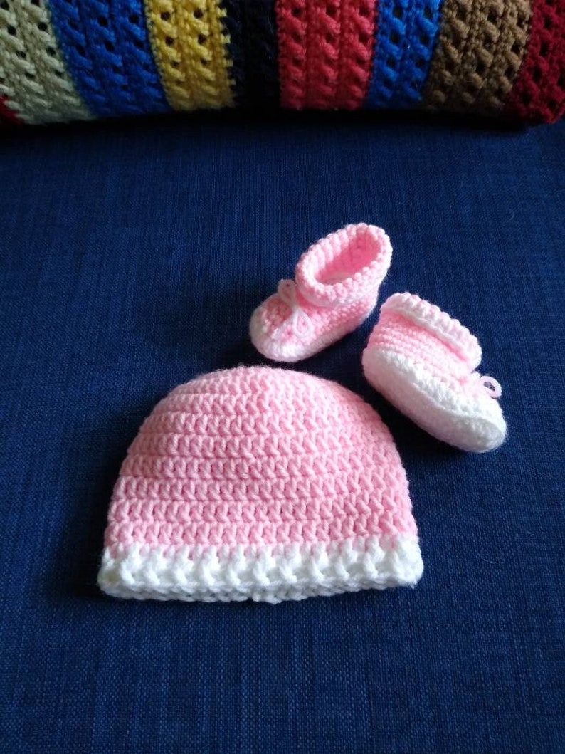Beanie Booties Infant Set Beanie Bootie Newborn Set Beanie Booties Baby Set Beanie Booties Set Boy Beanie Booties Set Girl