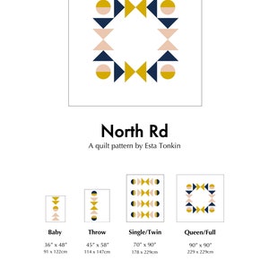 Easy Quilt Pattern / Baby Quilt Pattern / Modern Quilt Pattern / Advanced Beginner Quilt / PDF Download