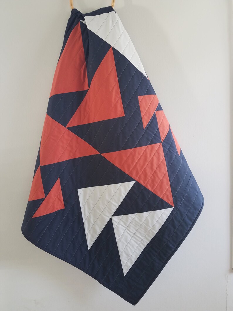 Lap Quilt, Baby Quilt, Modern Quilt, Baby Blanket, Toddler Quilt, Baby