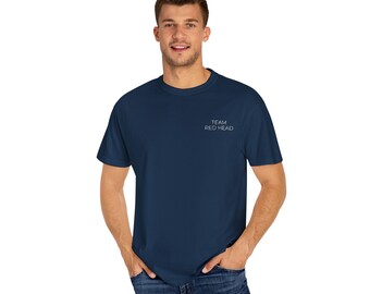Team Redhead Tshirt Unite Redhead Unisex Garment-Dyed Tee, Redhead Matching Onesie, Red Hair Pride Shirt, Redhead Gift, Ginger Unity Top,