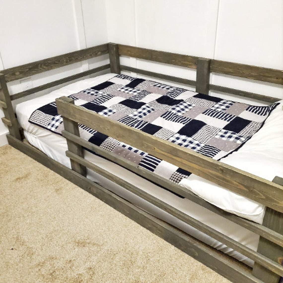 QUEEN Montessori Floor Bed Frame DIY Montessori Bed Frame Etsy