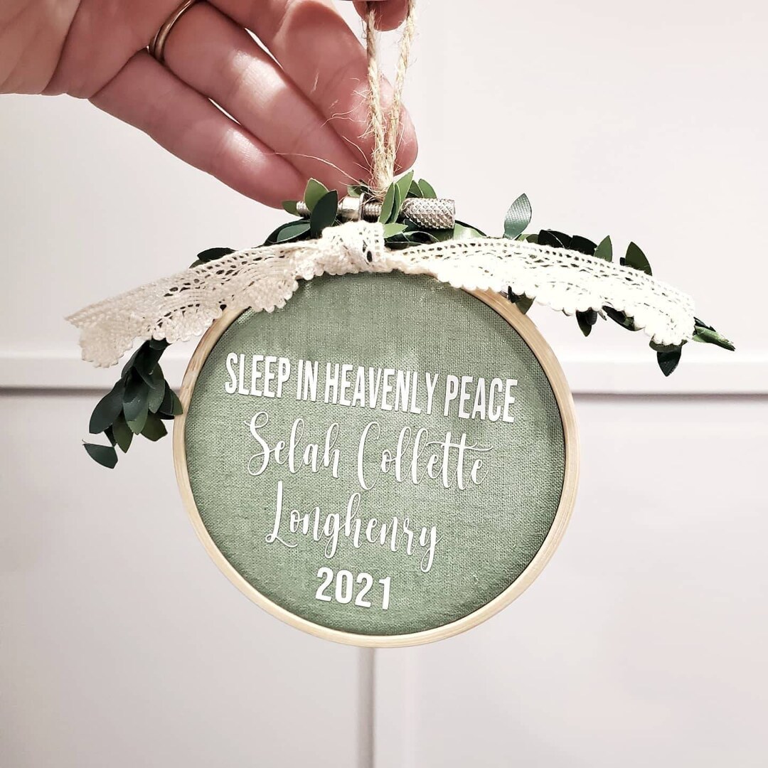Sleep in Heavenly Peace Ornament Miscarriage Keepsake Gift Etsy