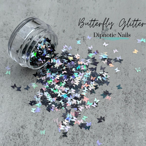 Butterfly Glitter Nail Accents