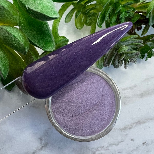 Iris Purple Nail Dip Powder The Garden Collection