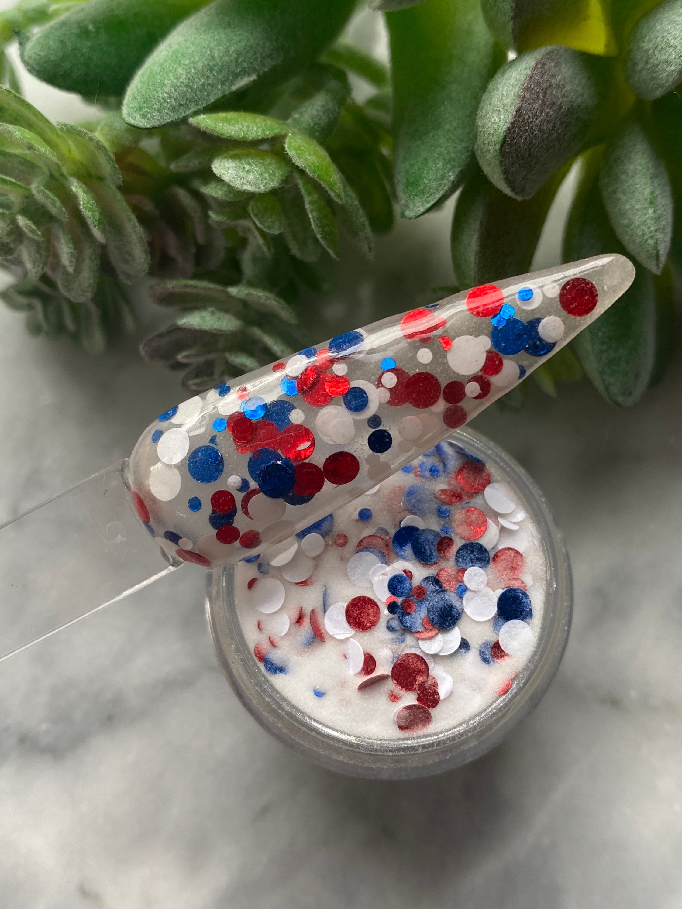 Americana Red White and Blue Patriotic Nail Dip Powder The Patriotic Collection