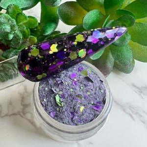 Monster Meet-Up Purple Green and Black Nail Dip Powder Monster Meet-Up Collection
