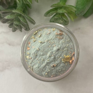 Fall Morning Fog Foil Blue Grey Nail Dip Powder Fall Vibes Foil Collection image 2