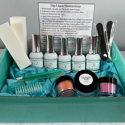 Dip Powder Starter Kit Dip Powder Liquids Dip Powder Kit - Etsy