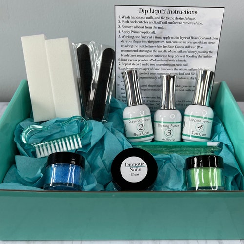 Dip Nail Starter Kit With Essential Liquids Collection Etsy