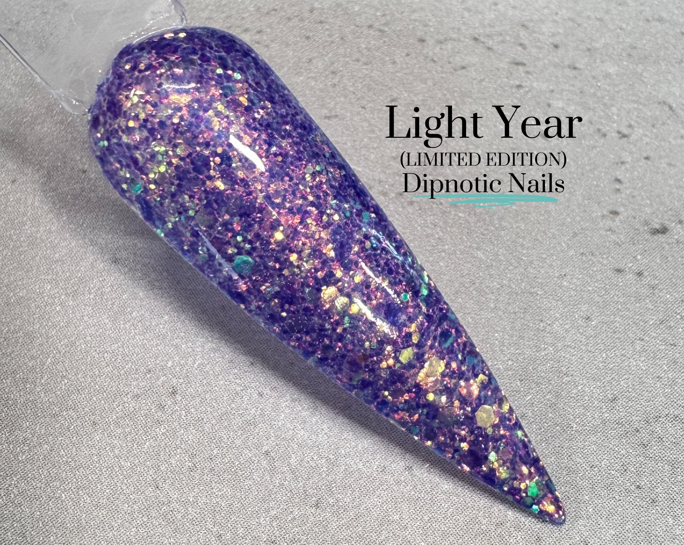 Light Year- LIMITED EDITION Lila Nagel-Dip-Pulver