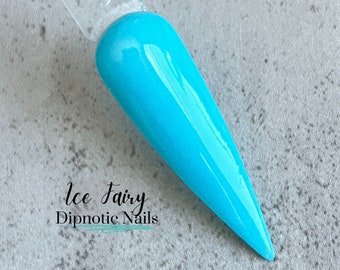 Ice Fairy Blue Nail Dip Powder The Frozen Fairy Collection