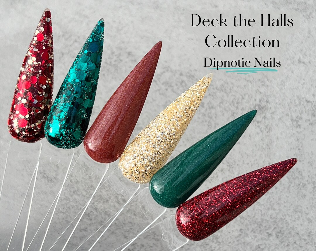 Deck the Halls Collection Nail Dip Powder Collection Etsy