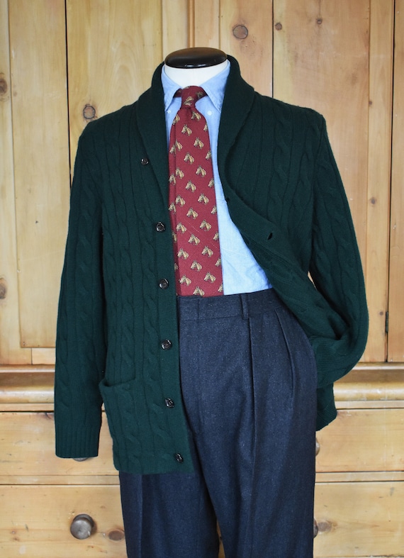 Polo Ralph Lauren Shawl Collar Cable Knit Cardigan