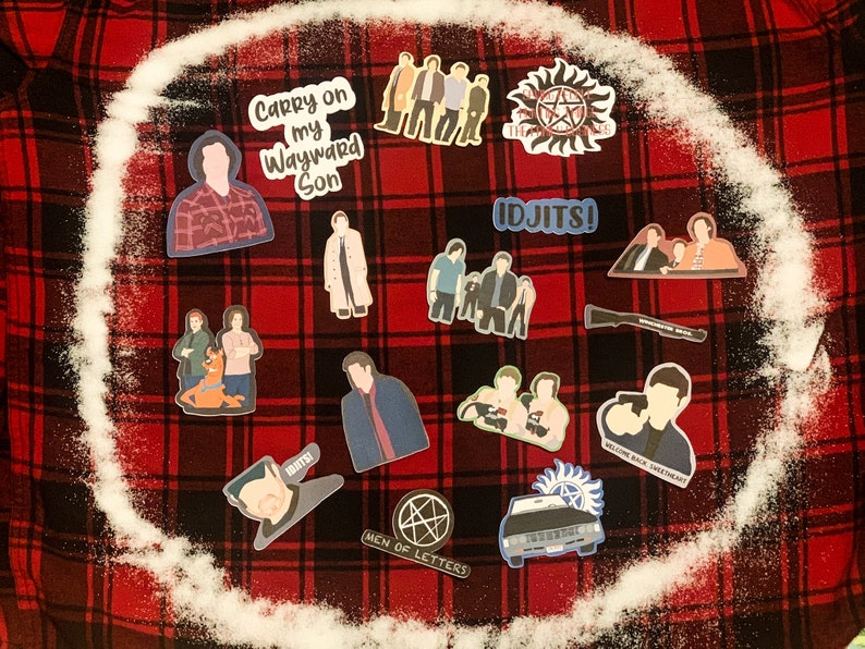 Supernatural Stickers or Magnet Pack