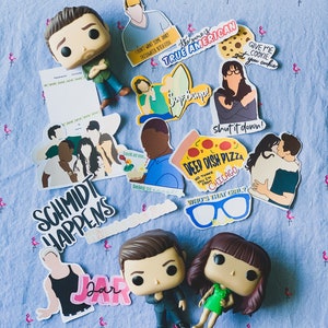 New Girl Stickers or Magnet Pack