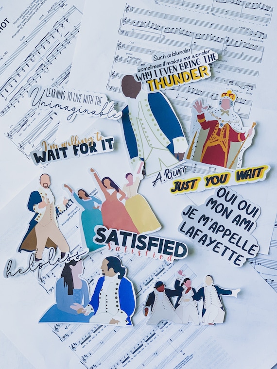 Star Print - Hamilton Musical Sticker
