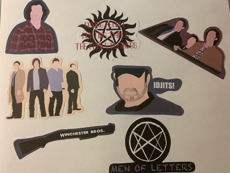 Supernatural Stickers or Magnet Pack