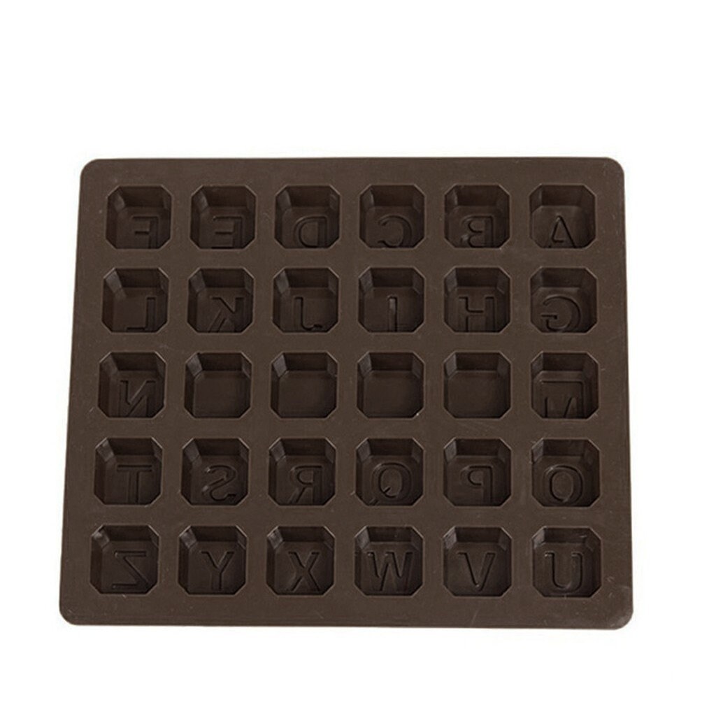 26 Letter Silicone Mold Chocolate Etsy