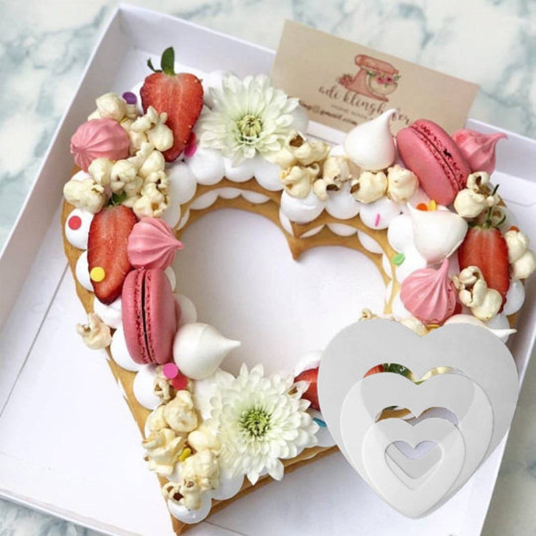 4/6/8/10/12Inch Numbers Cake Letters Mold Set Baking Form Mould Heart Shape  Alphabet Pastry Cake Decoration Tools For Wedding