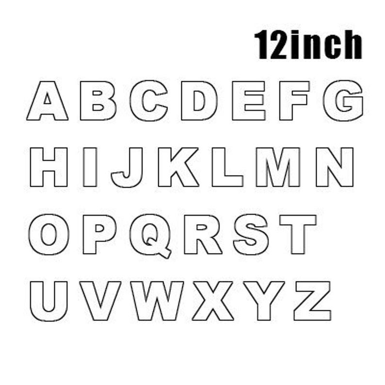 PET 26 lettres Alphabet Gâteau Pochoir Moule Outil de - Etsy France