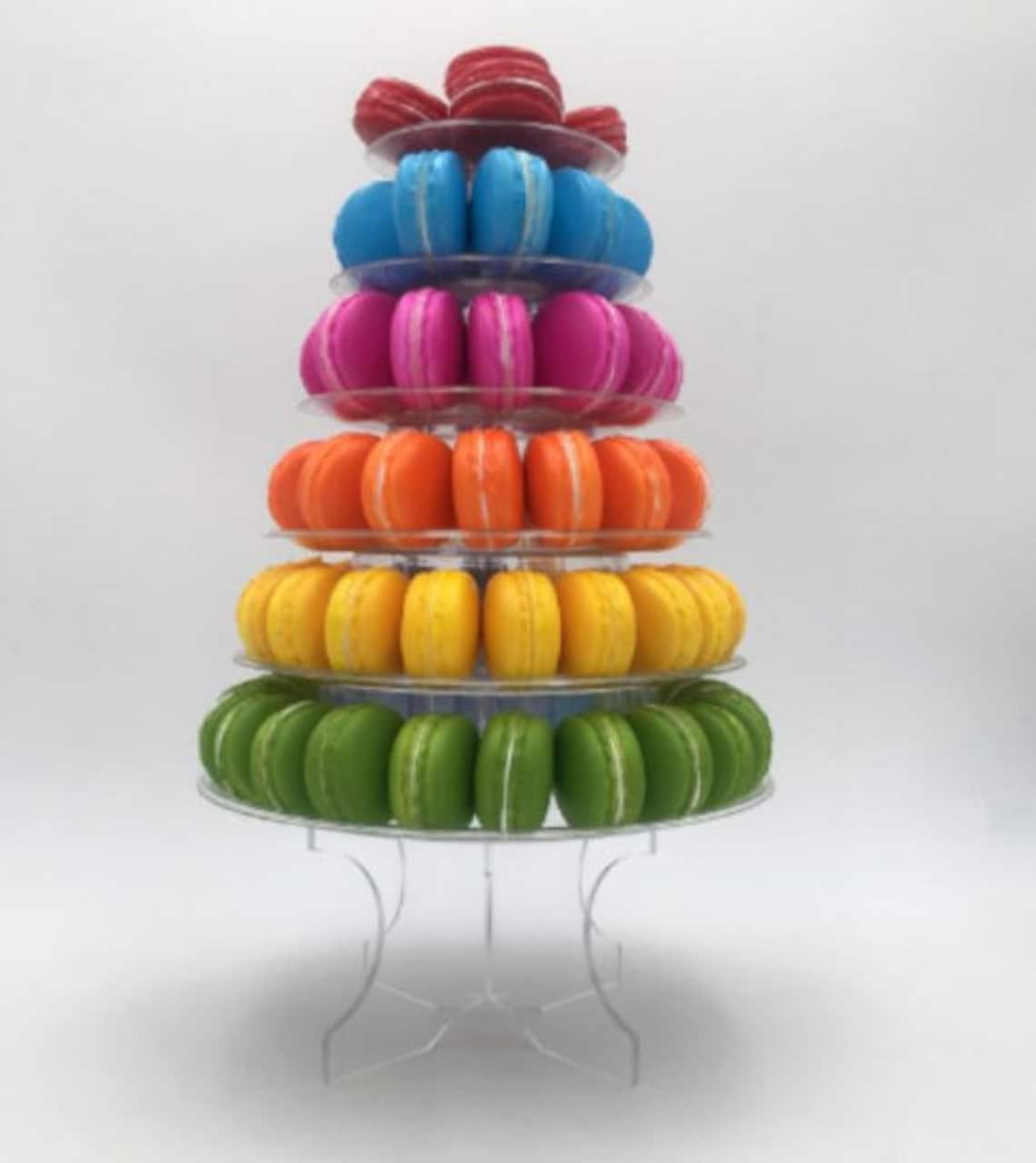 6 Tiers Macaron display stand with/without base Etsy