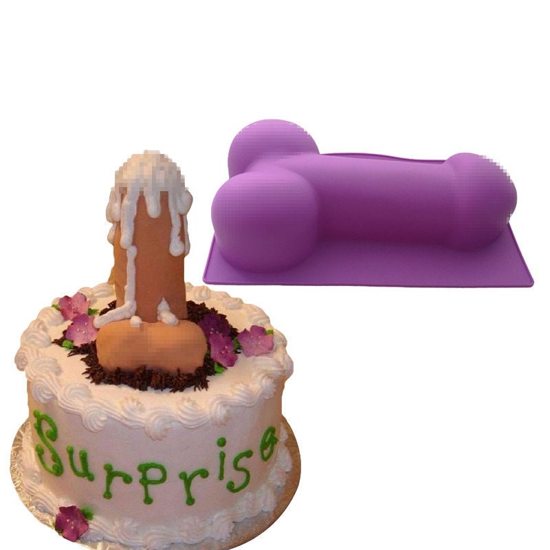 Large Penis Shaped Silicone Cake Mold Sexy Pastry Decorating. Adult Cake  Decorating 