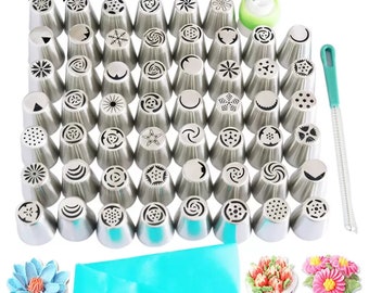 57 PCS Stainless Steel Nozzles set