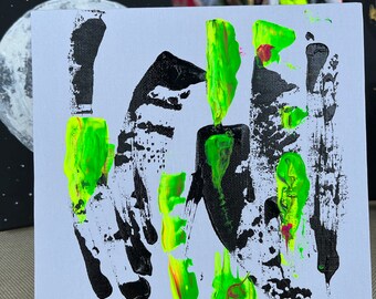 Liquorice & Lime | Acrylic Painting | Wall Art