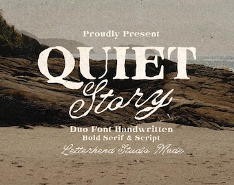 Quiet Story Organic Script & Serif