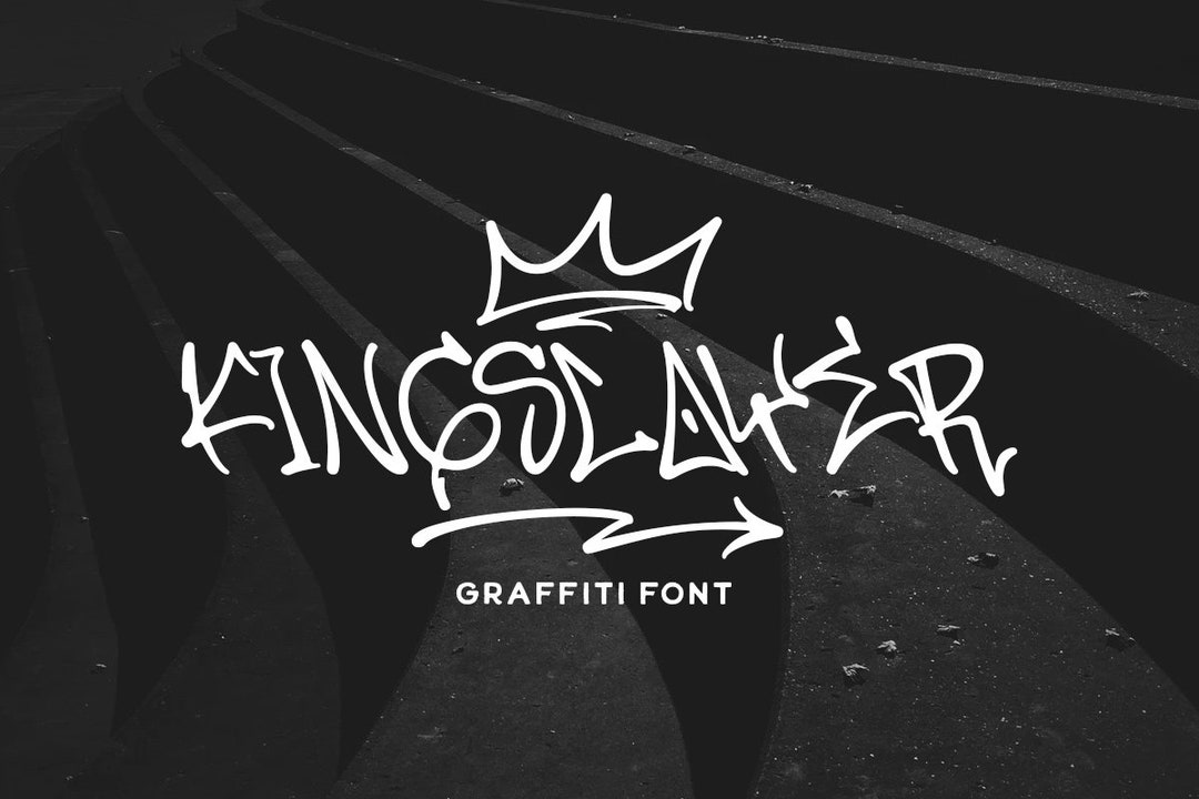 Kingslayer - Graffiti Font, Urban, Stylish, Headline