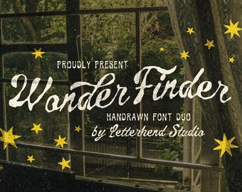 Wonder Finder Whimsical Font Duo : Quirky & Fairytale