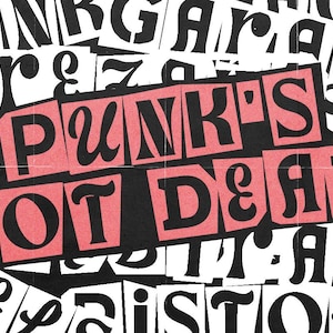 Punk Ransom Note Letters Printable Dirty Punk Ransom Font: Cut-out Display Type - Etsy