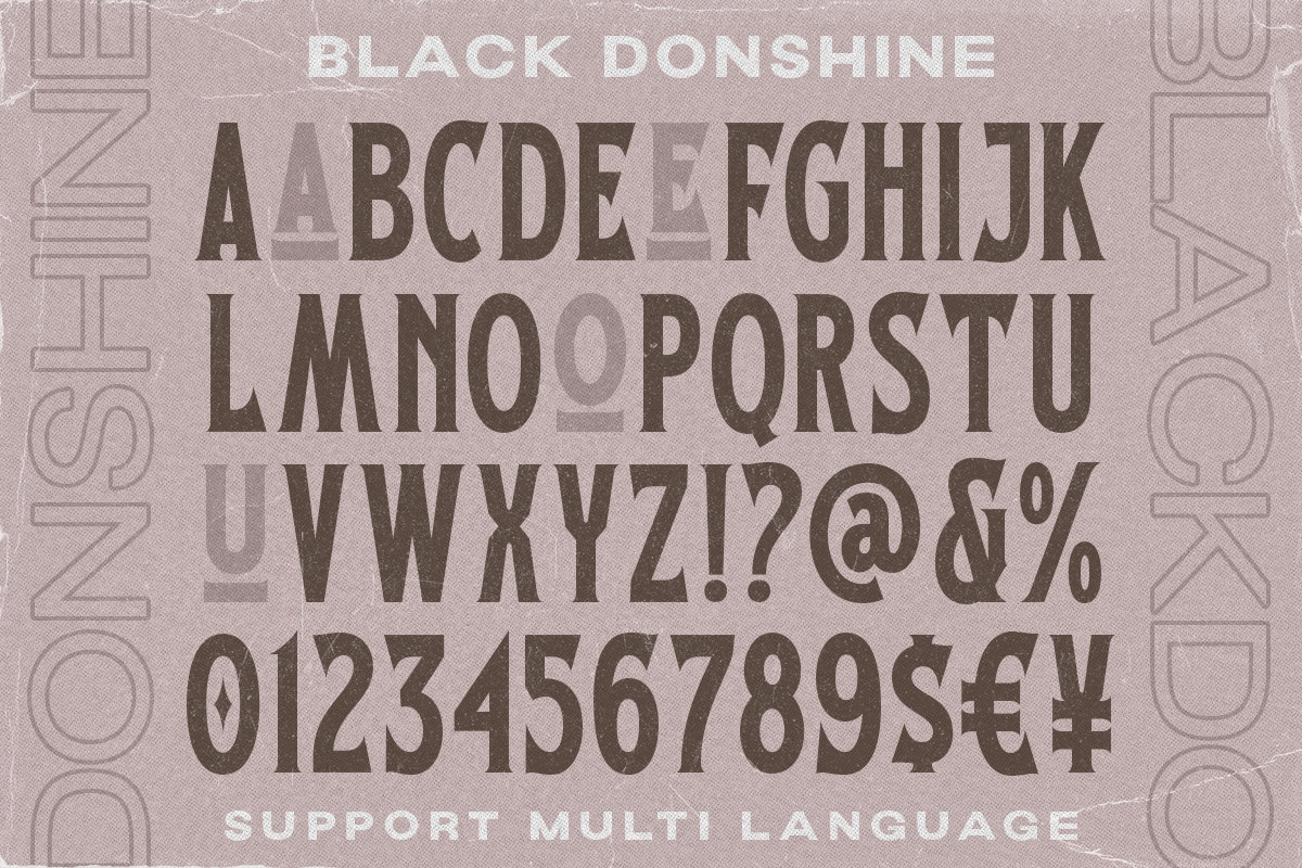 ネットオフ 送料得店  Typeface, Donshine Black Vintage, Sharp Display, Classic, テープ・マスキングテープ