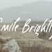 Smiley Brightly,handwritten, Script, Feminine, Modern Calligraphy ...