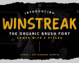 Winstreak - Brush Font