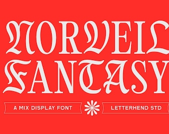 Norvel Fantasy  Display Font: Mix Serif & Blackletter