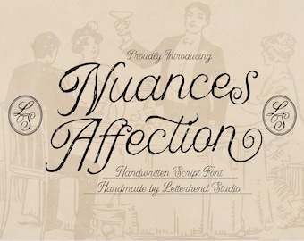 Nuances Affection Handwritten Script