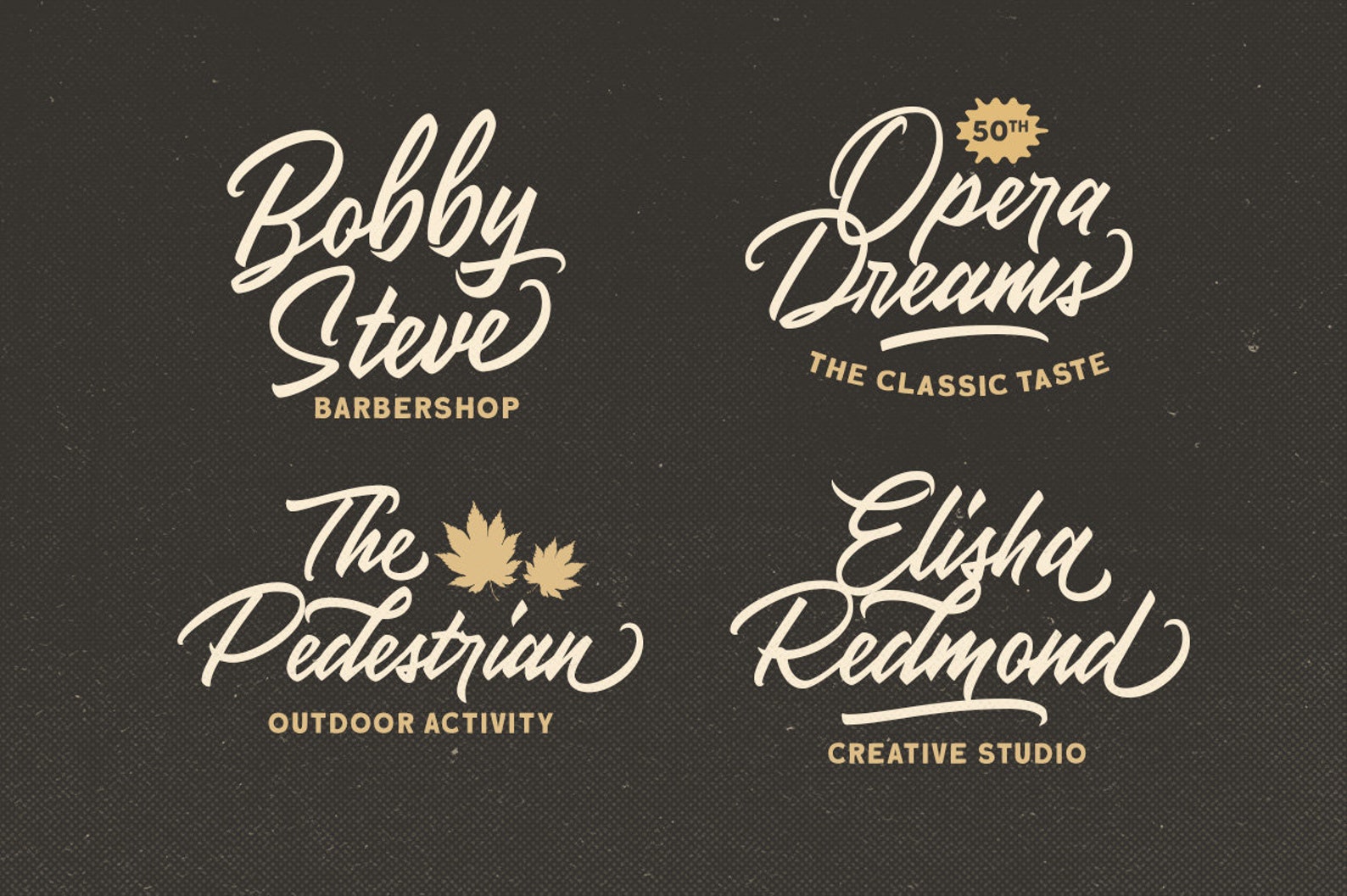 Thalia Threshold Brush Script Font: Classic Vintage Style - Etsy