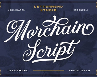 Morchain Script Font: Classy Vintage Typeface