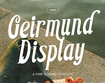 Geirmund Display Font: Elegant Vintage Serif Typeface