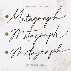Metagraph Signature Script,Signature Script, Monoline Script, Monoline Signature, Ballpoint Font, Wedding Font, Wedding Invitation, Romantic