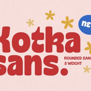 Kotka Rounded Sans Serif フォント: 太字の見出し、ロゴ、引用文