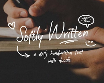 Softly Written Cozy Handwriting