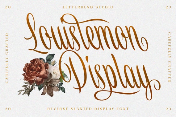 Slow Moon Retro Display Font