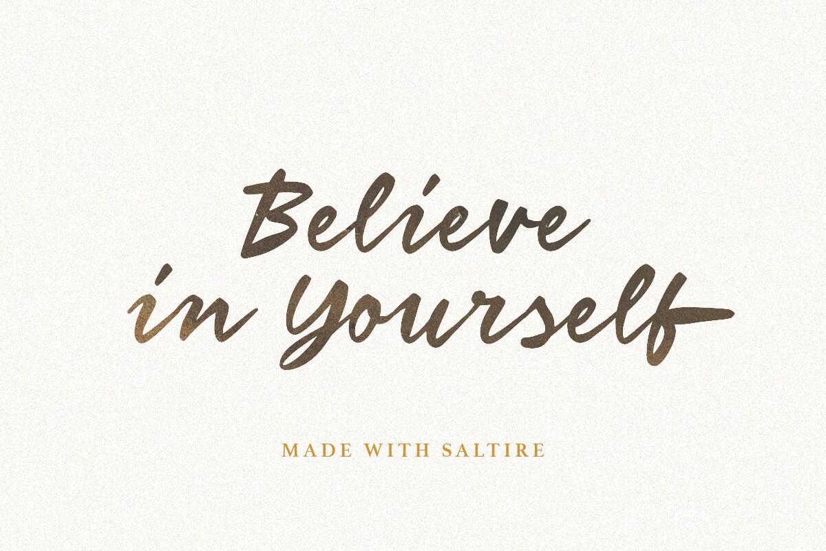 Saltire Script Font, Script Font, Handwritten Font, Handlettering Font ...