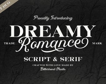 Dreamy Romance Editorial Font Duo