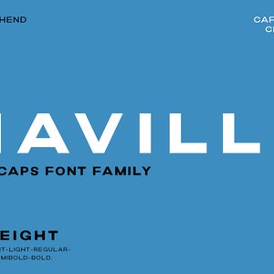 Naville Sans Serif Font: 6 Weights, Clean Corporate Design
