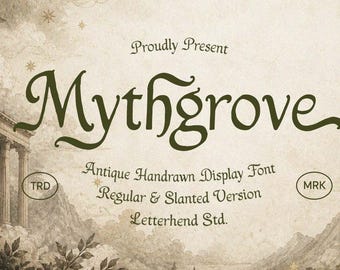 Mythgrove Medieval Display Font